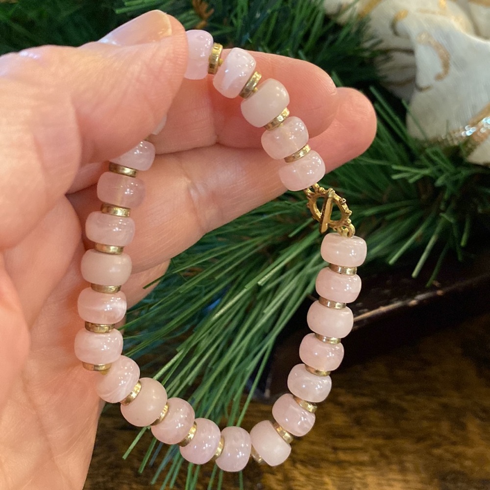 Stella & Dot Bohemian Blush Stretch Bracelet